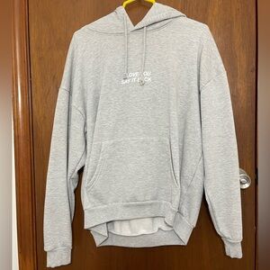 Lonely Ghost “I Love You Say It Back” Grey Hoodie!